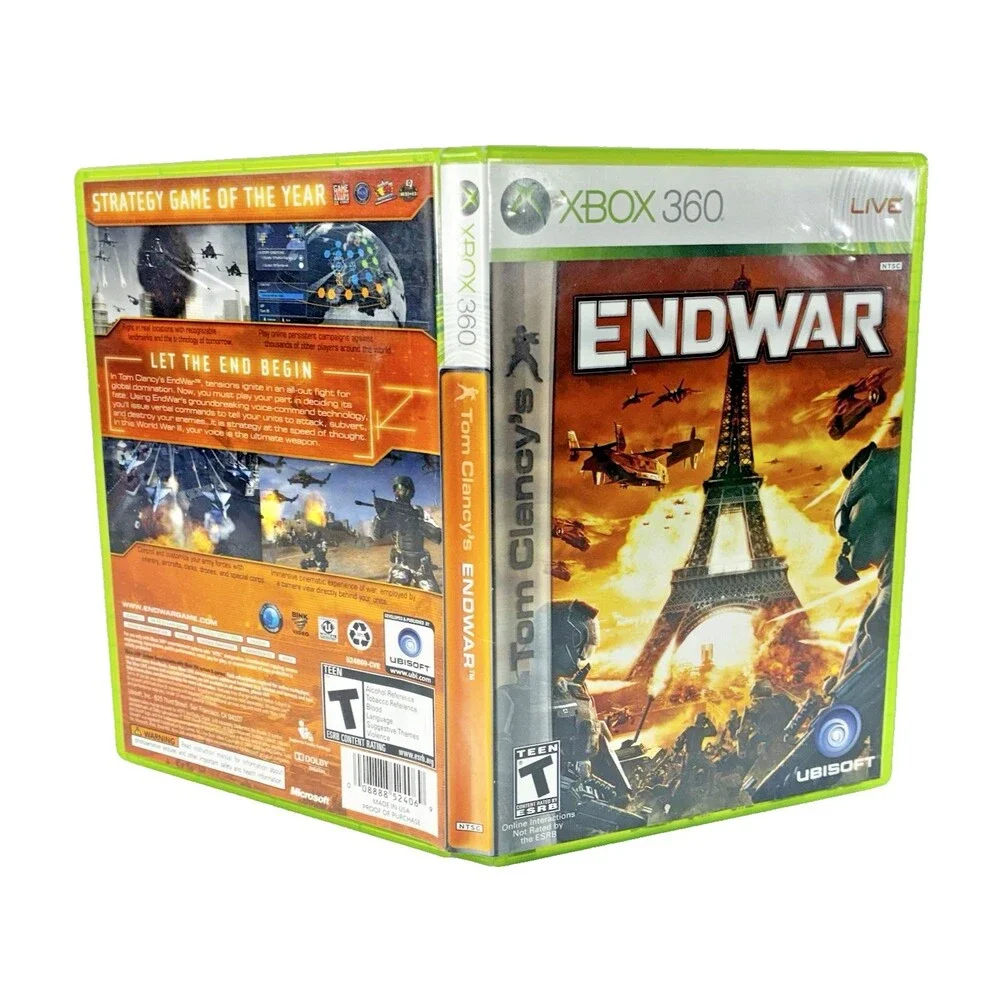 Tom Clancy's End War Microsoft Xbox 360 Ubisoft 2008 Complete with Manual Tested